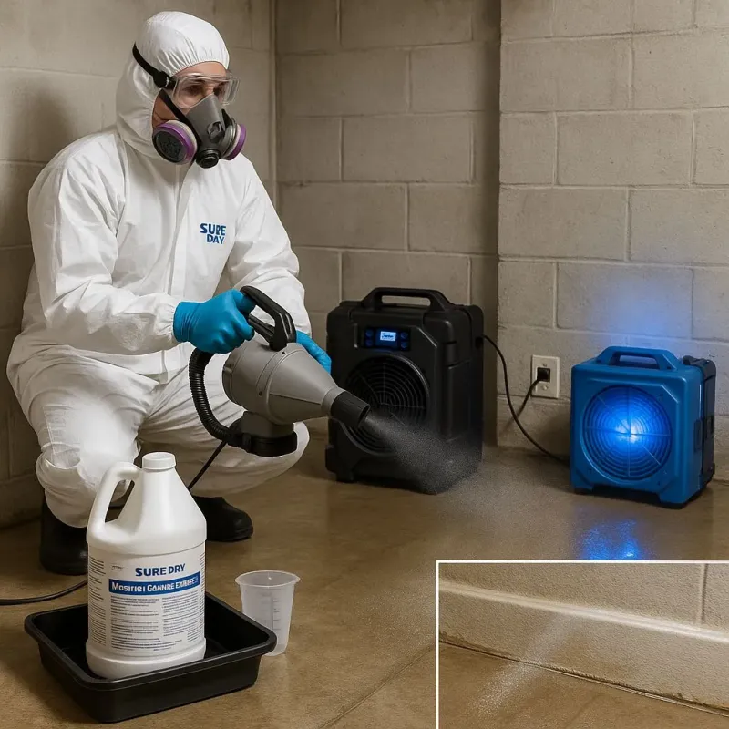 Sanitization and Odor Removal process in Cherry Grove, OH