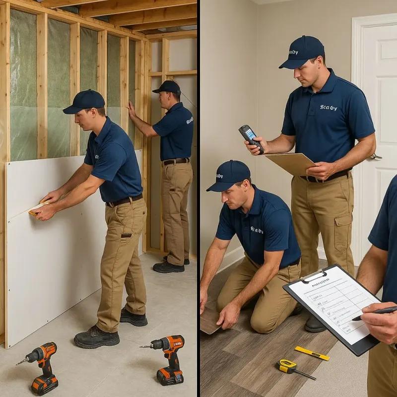 Repairs and Reconstruction process in Cherry Grove, OH